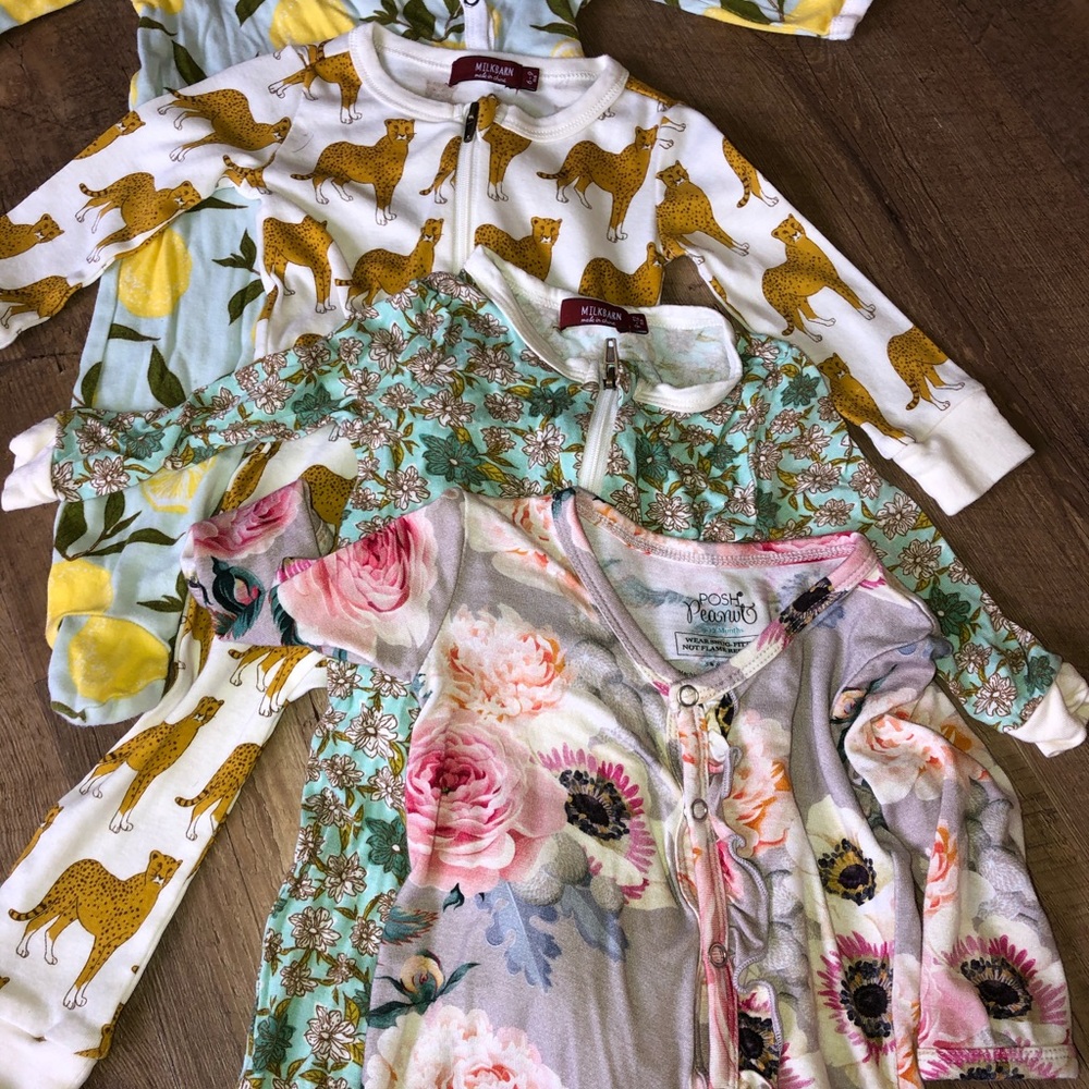 3-6mo- Kate Quinn Organics, Milkbarn, Posh Peanut - Picture 3 of 7